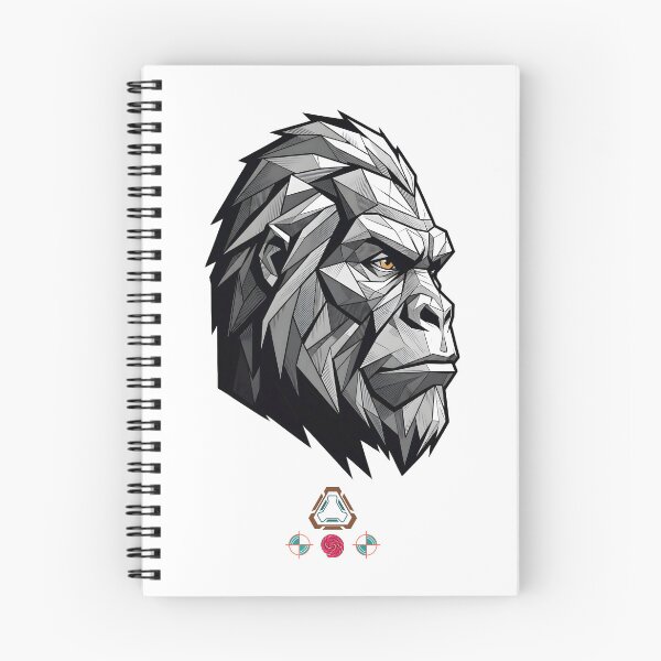 Item preview, Geometric Low-Poly Bigfoot Profile Minimalist Cryptid designed and sold by Whimsy Trail Co.