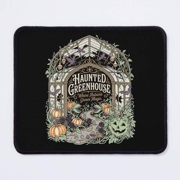 Item preview, Haunted Greenhouse Halloween Artwork | Premium Botanical Horror Design designed and sold by Amr Darwish Graphic designer.
