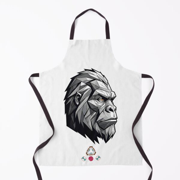 Item preview, Geometric Low-Poly Bigfoot Profile Minimalist Cryptid designed and sold by Whimsy Trail Co.