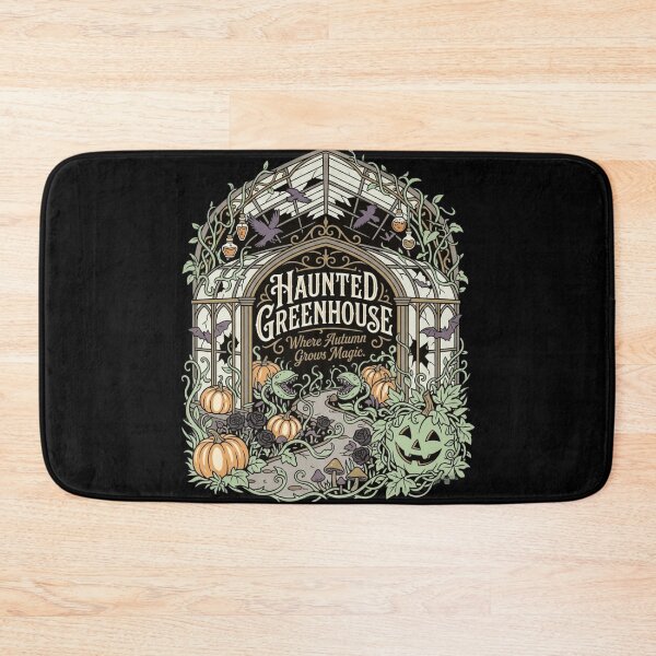 Item preview, Haunted Greenhouse Halloween Artwork | Premium Botanical Horror Design designed and sold by Amr Darwish Graphic designer.