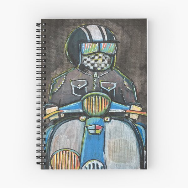 Item preview, Classic Scooter | Vintage Scooter Riders | Retro Mod Inspired Art designed and sold by GWARTGB.