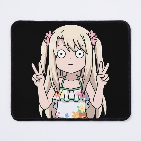 Item preview, Illyasviel Von Einzbern Fate Stay Night Floral Peace Pose designed and sold by earlobejerk.