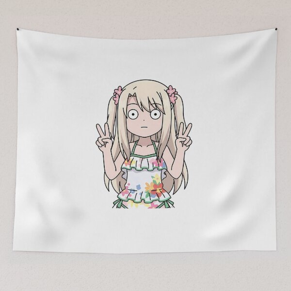 Item preview, Illyasviel Von Einzbern Fate Stay Night Floral Peace Pose designed and sold by earlobejerk.