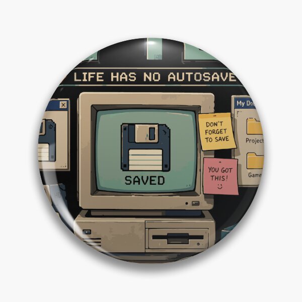 Item preview, Save Often – Life Has No Autosave | Retro Computer Graphic T-Shirt designed and sold by JIMBOEE.