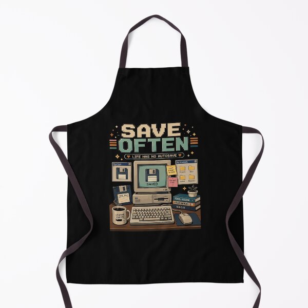 Item preview, Save Often – Life Has No Autosave | Retro Computer Graphic T-Shirt designed and sold by JIMBOEE.