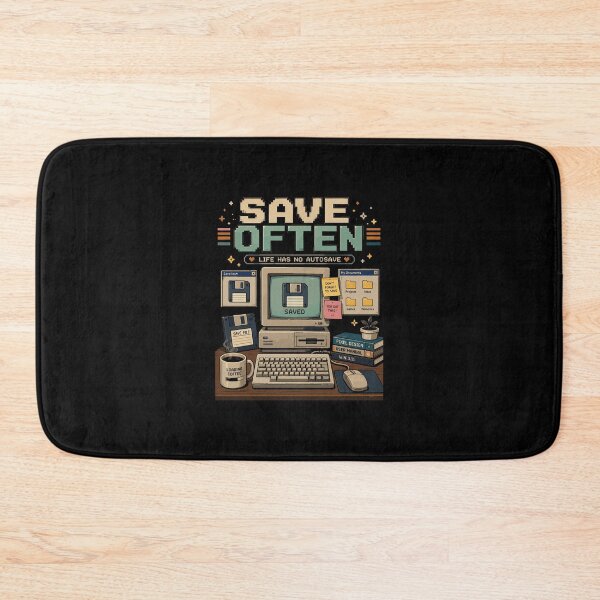 Item preview, Save Often – Life Has No Autosave | Retro Computer Graphic T-Shirt designed and sold by JIMBOEE.