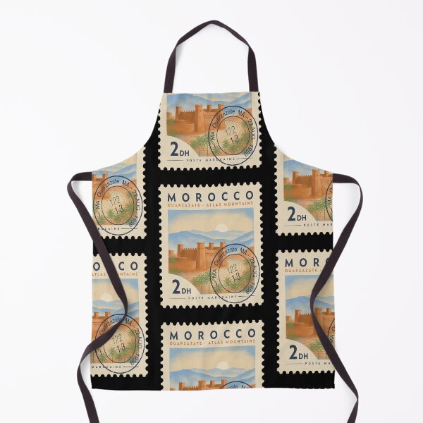 Item preview, Ouarzazate Morocco Desert Fort Atlas Ridge Stamp Sticker designed and sold by stickercuffs.