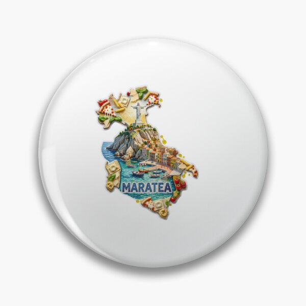 Item preview, Maratea Coastal Mosaic Travel Sticker Summer Souvenir designed and sold by Imaginarium of Chaos falcon88 .