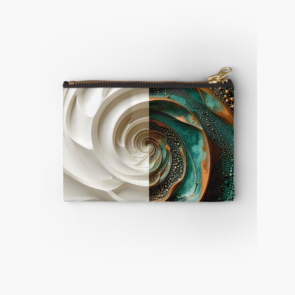 Item preview, Dual Spiral in Copper and White designed and sold by Vicky Brago-Mitchell®.