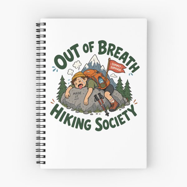 Item preview, Midlife Hiking Friends Retro Trail Club Design designed and sold by JansenGS.