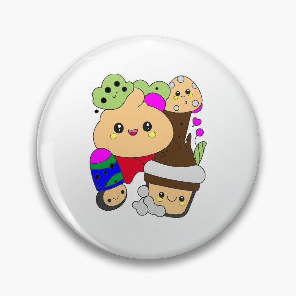 Item preview, Cute Kawaii Doodle Characters of Food and Mushrooms designed and sold by yornimaalfana15.