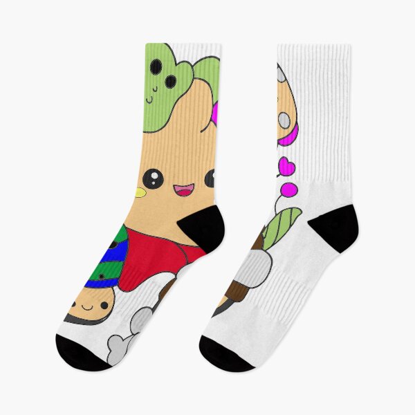 Item preview, Cute Kawaii Doodle Characters of Food and Mushrooms designed and sold by yornimaalfana15.
