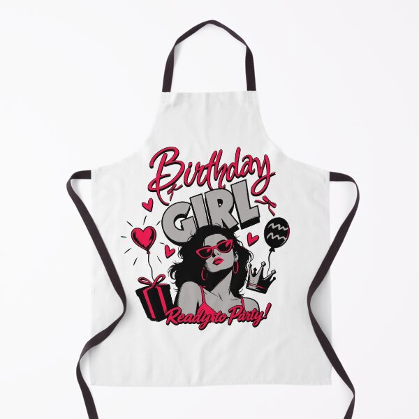Item preview, Pop Art Birthday Girl Ready to Party Womens T-Shirt designed and sold by illeN-Art-World.