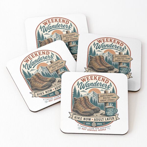 Item preview, Midlife Hiking Friends Retro Trail Club Design designed and sold by JansenGS.