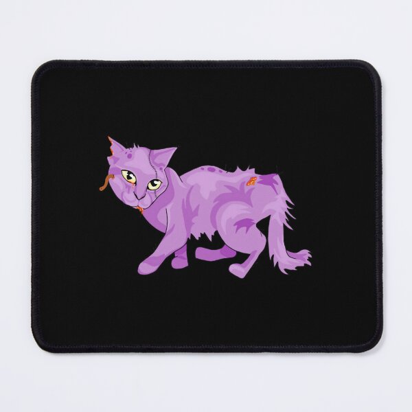 Item preview, Zombie Cat Cute Spooky Purple Undead Feline Illustration designed and sold by macpeterse.
