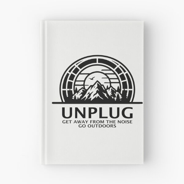 Item preview, UNPLUG Get Away from the Noise Go Outdoors Mountain Graphic designed and sold by ShirtRemarks.