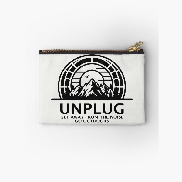 Item preview, UNPLUG Get Away from the Noise Go Outdoors Mountain Graphic designed and sold by ShirtRemarks.