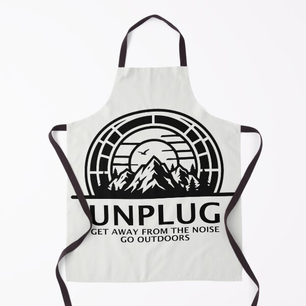 Item preview, UNPLUG Get Away from the Noise Go Outdoors Mountain Graphic designed and sold by ShirtRemarks.