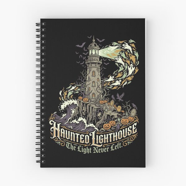 Item preview, Haunted Lighthouse Halloween Artwork | Premium Gothic Illustration designed and sold by Amr Darwish Graphic designer.