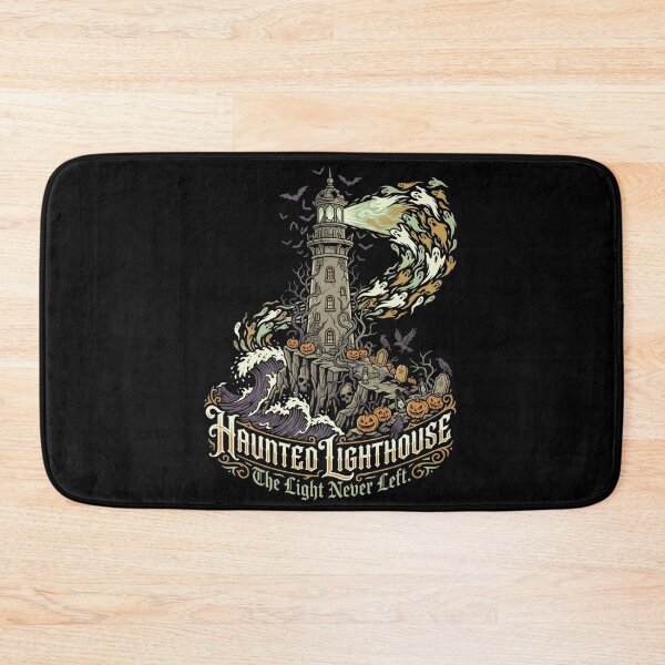 Item preview, Haunted Lighthouse Halloween Artwork | Premium Gothic Illustration designed and sold by Amr Darwish Graphic designer.
