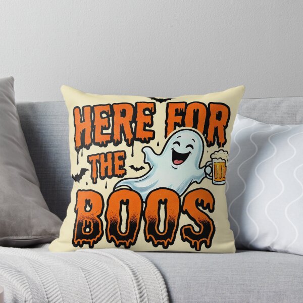 Item preview, Here For The Boos Ghost Beer Mug Dripping Font Halloween Graphic designed and sold by BKSARYLIFE.