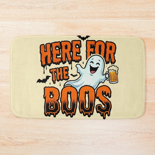 Item preview, Here For The Boos Ghost Beer Mug Dripping Font Halloween Graphic designed and sold by BKSARYLIFE.