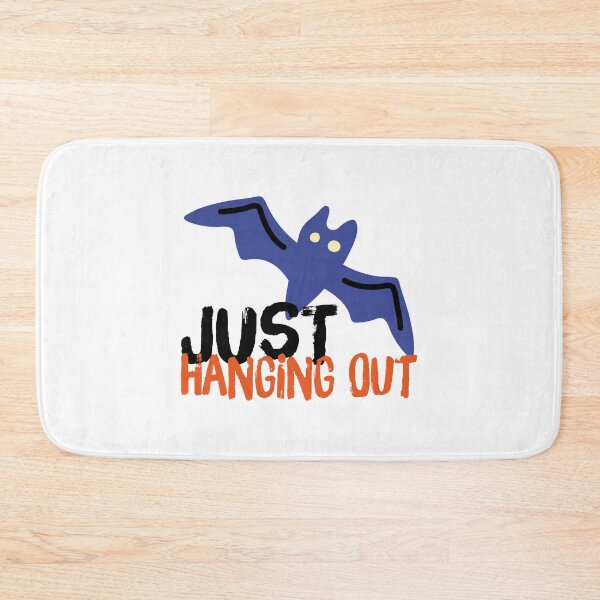 Item preview, Cute Bat Just Hanging Out Halloween Illustration designed and sold by Panna Limon Store.