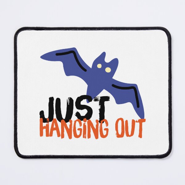 Item preview, Cute Bat Just Hanging Out Halloween Illustration designed and sold by Panna Limon Store.