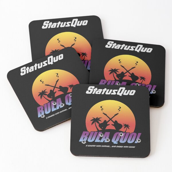 Item preview, Status Quo Bula Quo Sunset Guitars Bullet Holes designed and sold by HipolitoStehr.