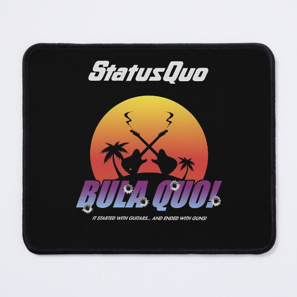 Item preview, Status Quo Bula Quo Sunset Guitars Bullet Holes designed and sold by HipolitoStehr.