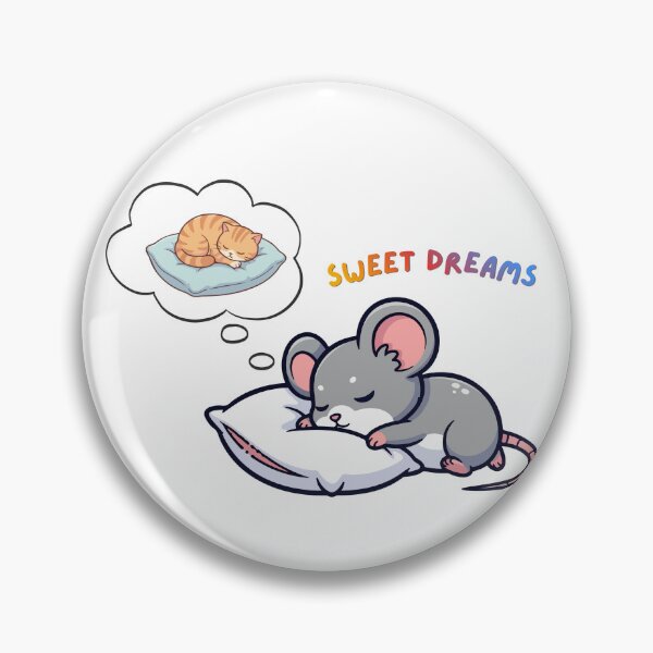 Item preview, Sweet Dreams Cute Sleeping Mouse designed and sold by Mazza-mazza.