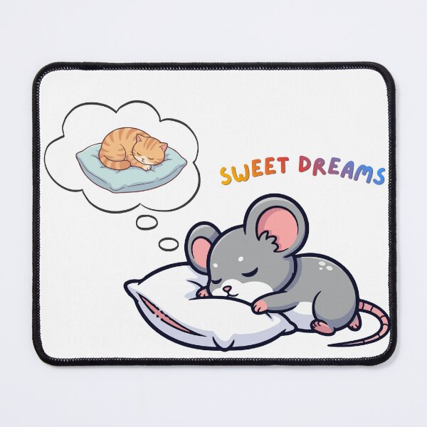 Item preview, Sweet Dreams Cute Sleeping Mouse designed and sold by Mazza-mazza.