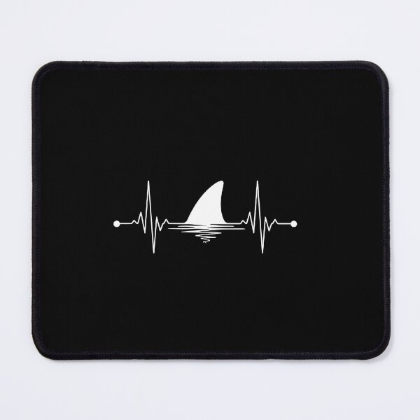 Item preview, Shark Heartbeat Ocean Lover Marine Life Fan designed and sold by PopStars1993.