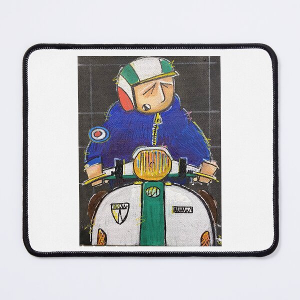 Item preview, Classic Scooter | Vintage Scooter Riders | Retro Mod Inspired Art designed and sold by GWARTGB.