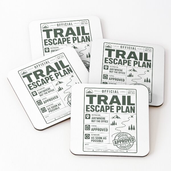 Item preview, Official Trail Escape Plan Mountain Bike Design designed and sold by SingleTrackes.
