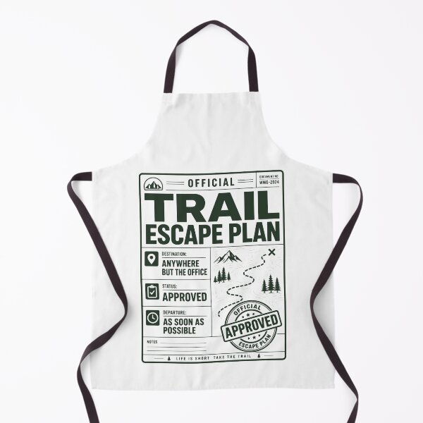 Item preview, Official Trail Escape Plan Mountain Bike Design designed and sold by SingleTrackes.