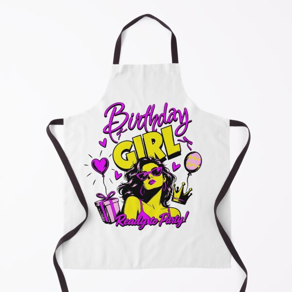 Item preview, Birthday Girl Ready to Party Trendy Celebration Sticker designed and sold by illeN-Art-World.