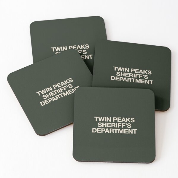 Item preview, Sheriff's Department | Twin Peaks Inspired Minimalist Design designed and sold by studiosementara.