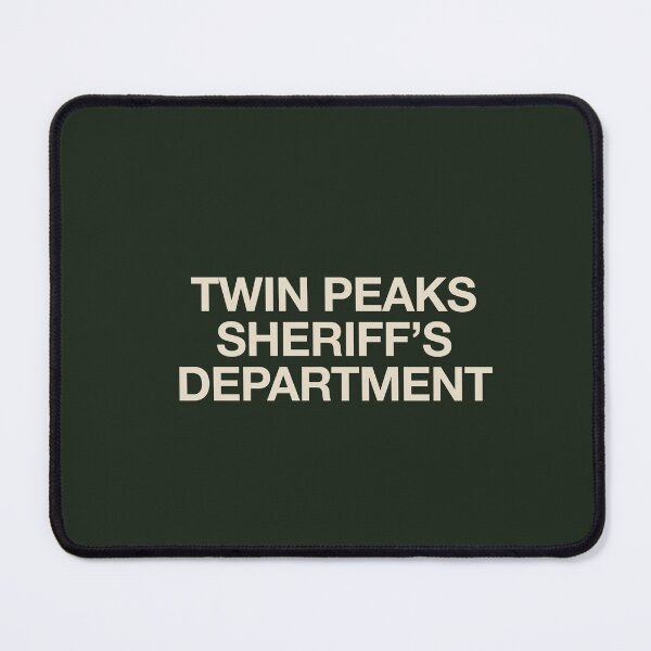 Item preview, Sheriff's Department | Twin Peaks Inspired Minimalist Design designed and sold by studiosementara.