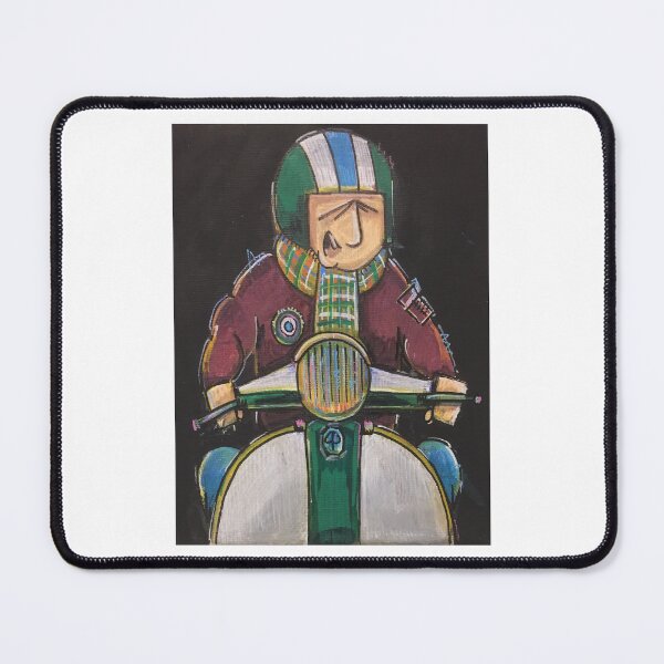Item preview, Classic Scooter | Vintage Scooter Riders | Retro Mod Inspired Art designed and sold by GWARTGB.