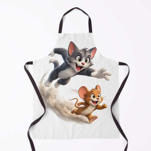 Item preview, Funny Cat Chasing Mouse Cartoon | Cute 3D Animal Illustration Sticker | Playful T-Shirt Gift for Cat Lovers designed and sold by Flownow.
