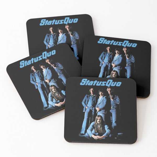 Item preview, Status Quo Blue Tone Band Portrait 70s Rock designed and sold by HipolitoStehr.