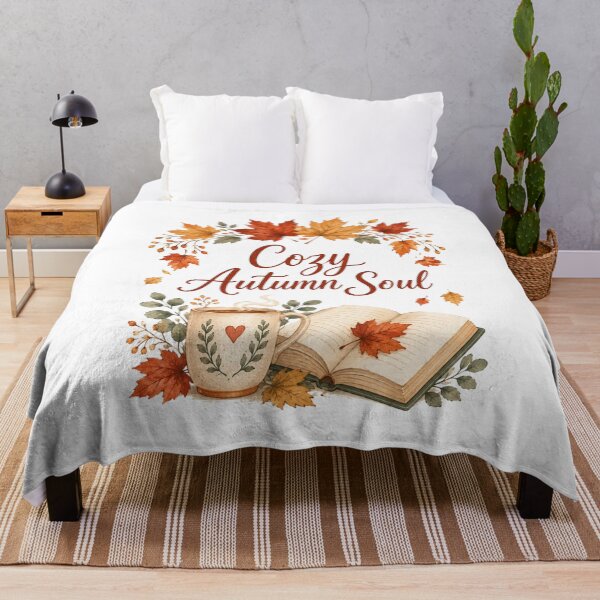 Item preview, Cozy Autumn Soul Sweater Weather Fall Shirt designed and sold by DreamelleStudio.