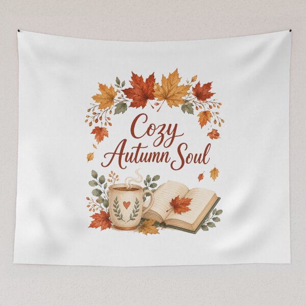 Item preview, Cozy Autumn Soul Sweater Weather Fall Shirt designed and sold by DreamelleStudio.