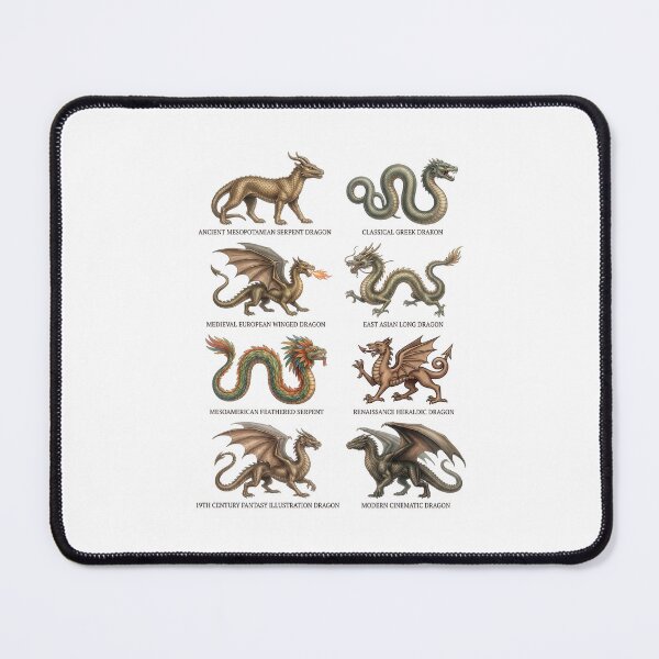 Item preview, Historical interpretations of dragons designed and sold by ArunDandiboina.