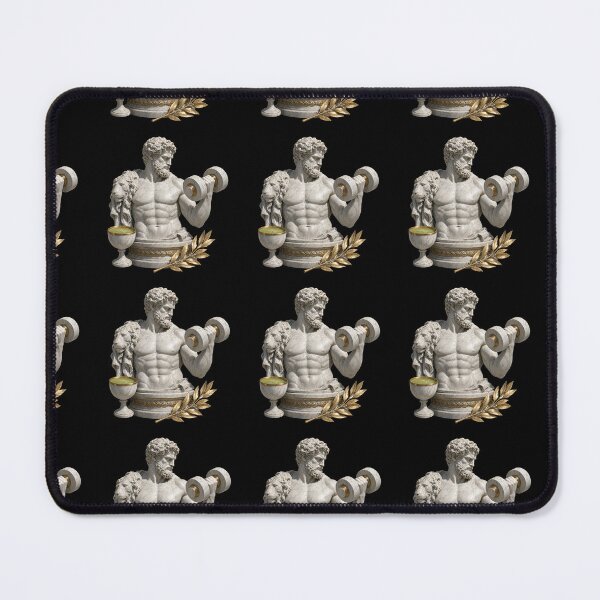 Item preview, Divine Gains – Hercules Gym Marble Aesthetic designed and sold by Arrow2025.