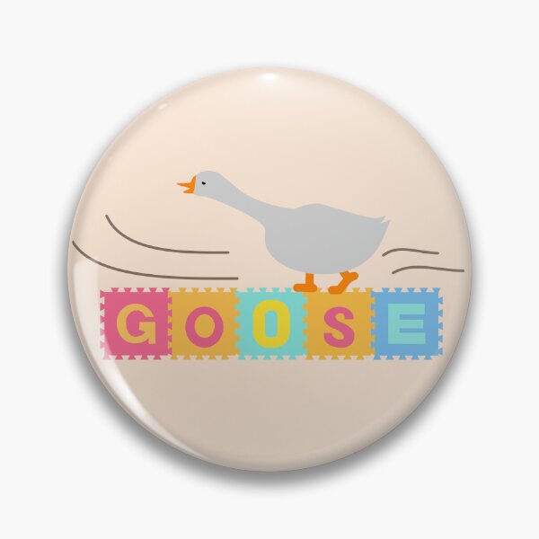 Item preview, goose foam tile print | funny minimalist wall art designed and sold by Saavaedra .