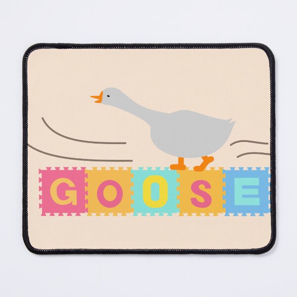 Item preview, goose foam tile print | funny minimalist wall art designed and sold by Saavaedra .