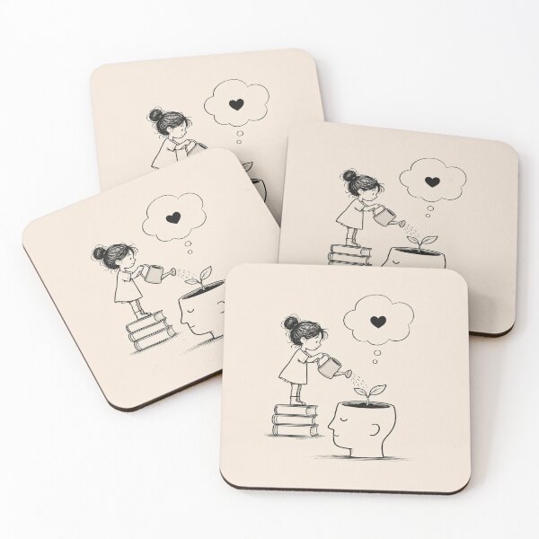 Item preview, Nurture the Mind, Grow the Heart designed and sold by DaryaArtFrance.