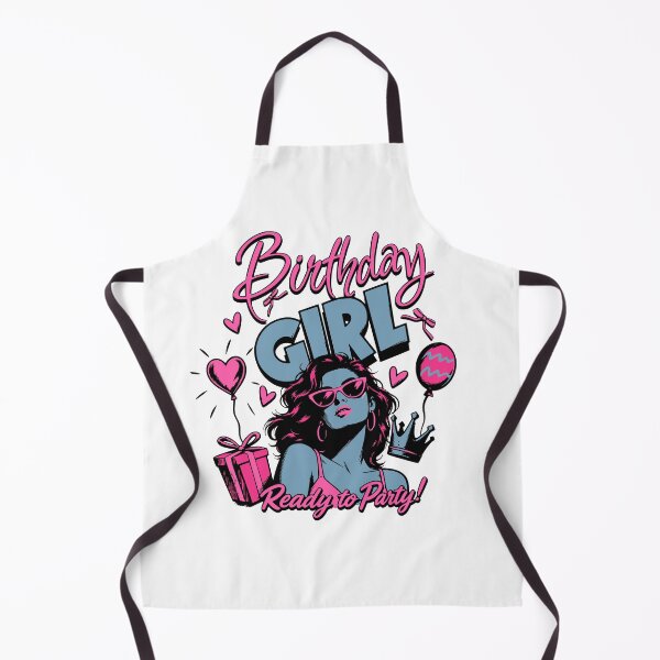 Item preview, Birthday Girl Ready to Party Retro Pop Art Mug & Tote designed and sold by illeN-Art-World.